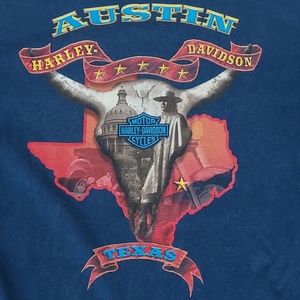 Harley Davidson T-Shirt Austin, Texas Size Large No Tag